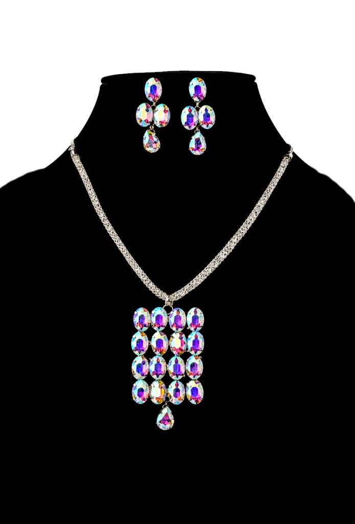 Apanam Sparkly Four-Layer Necklace Set