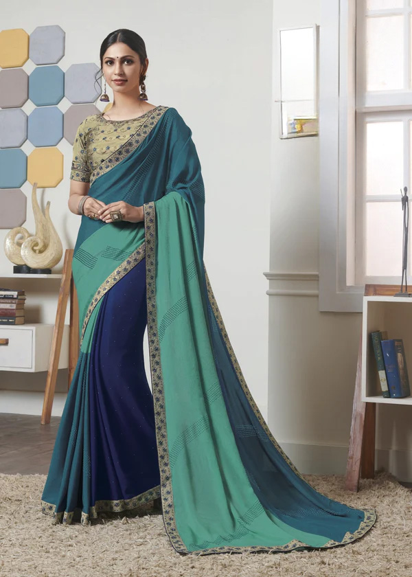 Laxmipati Ruhi 6044 Multicolor Silk Saree