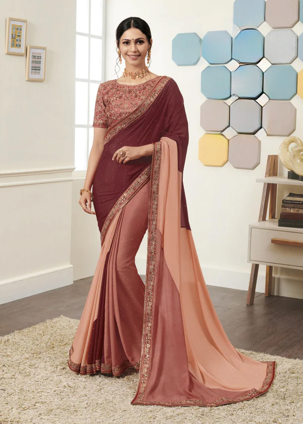 Laxmipati Ruhi 6051 Multicolor Chaina Silk Saree